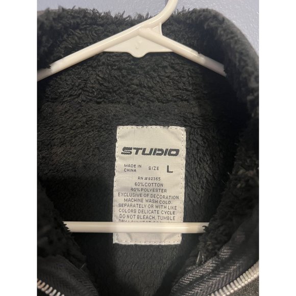 Women’s Sweatshirt Zip Up Vest Size Large Dark Gray NWT - Picture 3 of 6